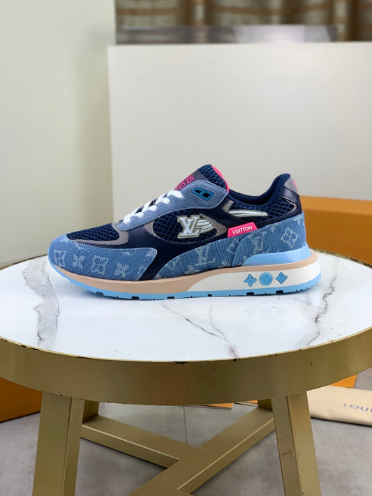 Custom Monogram Mesh Runner Sneakers