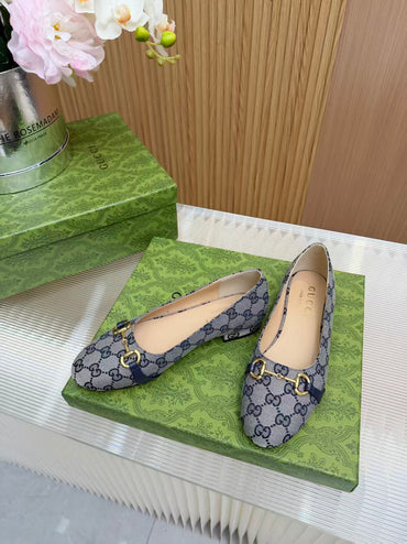 Monogram Ballet Flats
