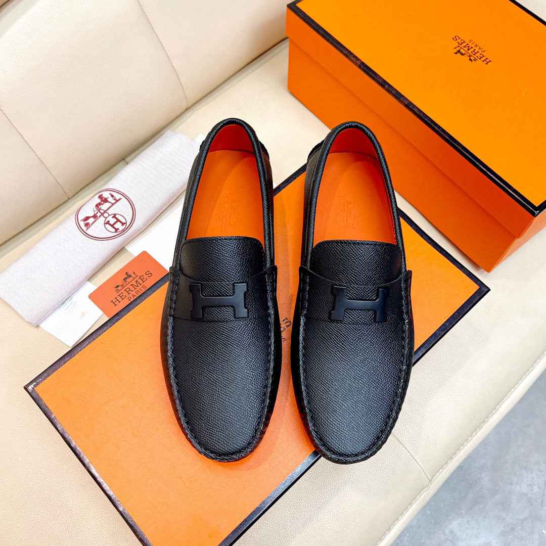Leather Driver Loafers for Men – Classic Slip-On Shoes Available in Multiple Colors