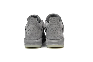 Gray sneakers on a white background