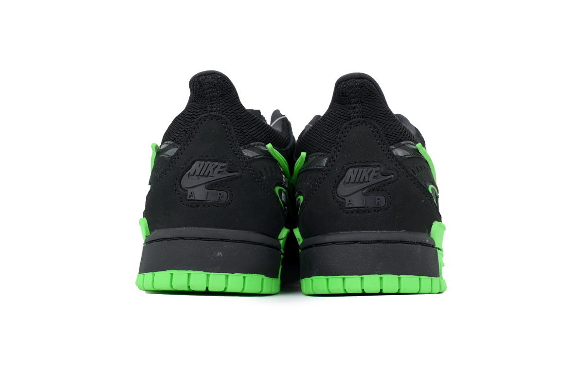 CU6015-001 Premium Rubber Low Sneaker – Green Strike Edition