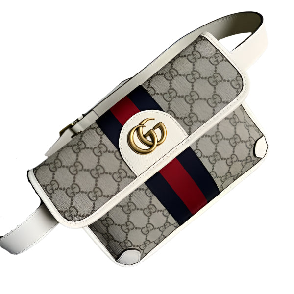 Gucci 674081 Ophidia belt bag White - TruVybe Essentials