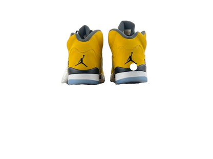 454783-701 Retro Yellow Suede High-Top Sneaker – Limited 2011 Edition - TruVybe Essentials