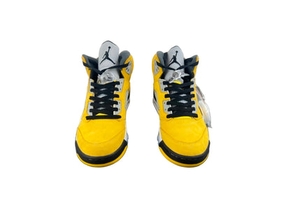 454783-701 Retro Yellow Suede High-Top Sneaker – Limited 2011 Edition - TruVybe Essentials