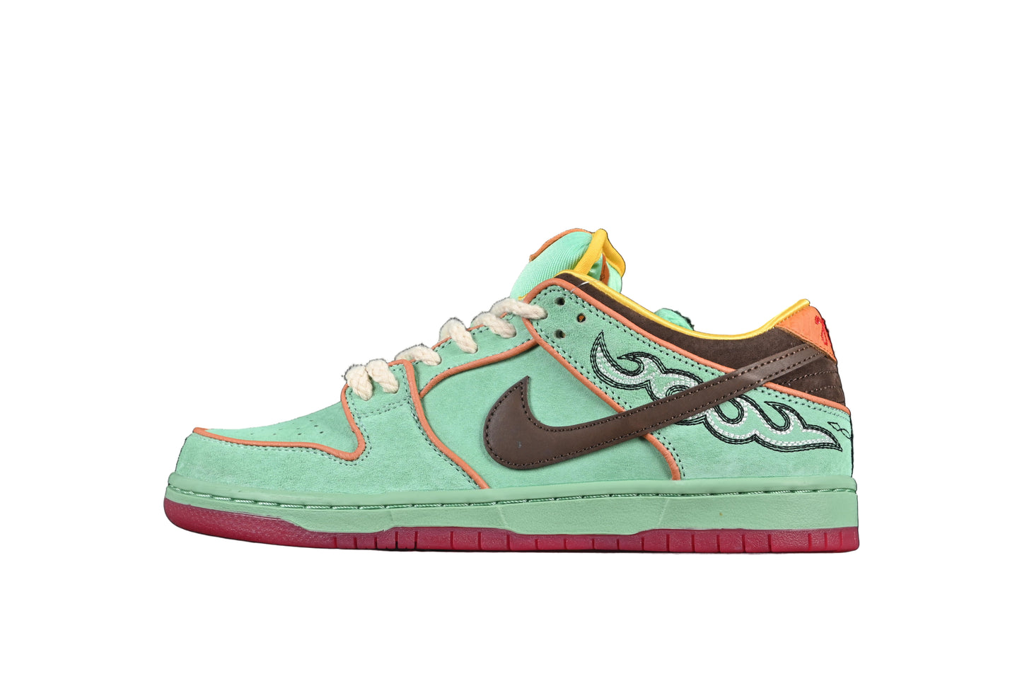 “Tourmaline Retro Skate Shoe – HF3058-300 Emerald Accent Edition”