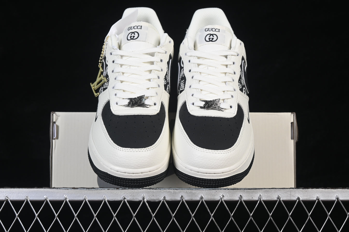 Custom Low-Top Sneaker – Black & White