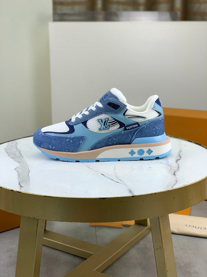 Custom Monogram Mesh Runner Sneakers