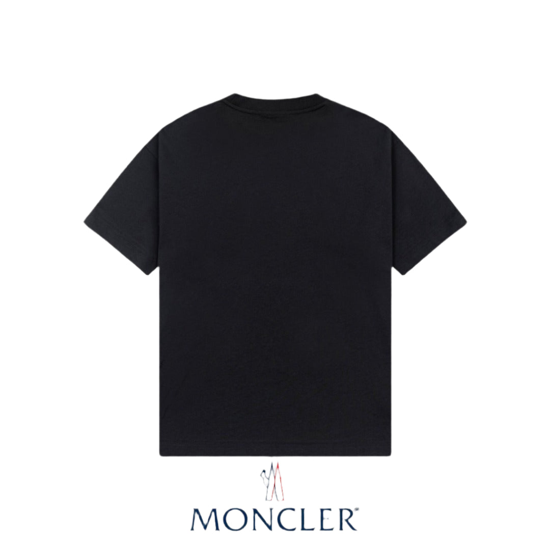 Monclear Logo  T Shirt Black/White - TruVybe Essentials
