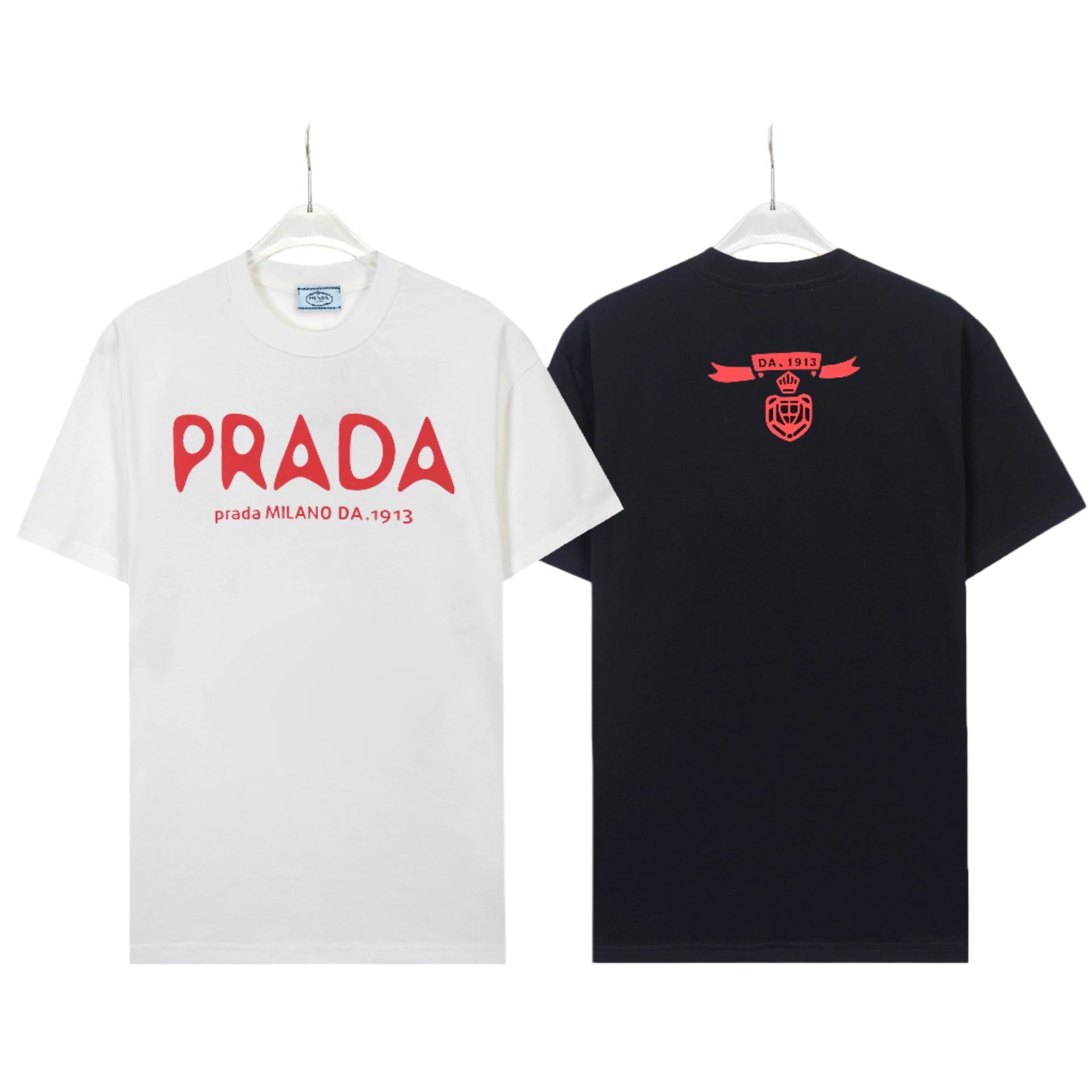 Logo T-Shirt – Classic Black or White Designer Tee with Iconic Branding
