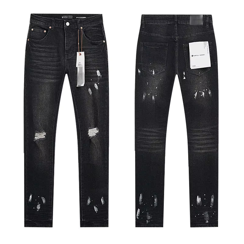 Multiple - Stylish Midweight Breathable Denim Jeans – Purple  Streetwear Fit