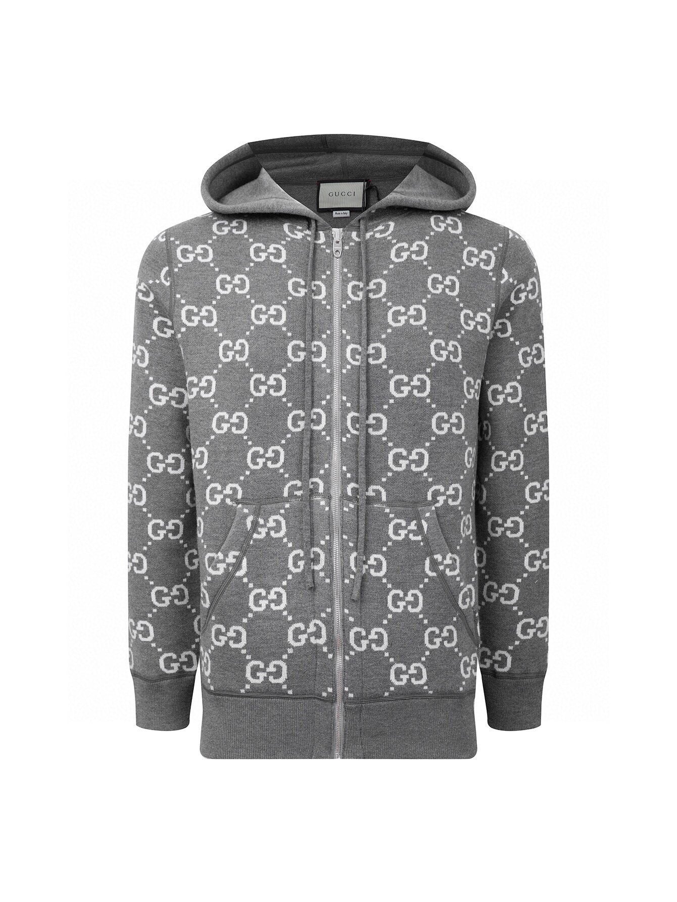 Zip-Up Long-Sleeved Reversible Hoodie