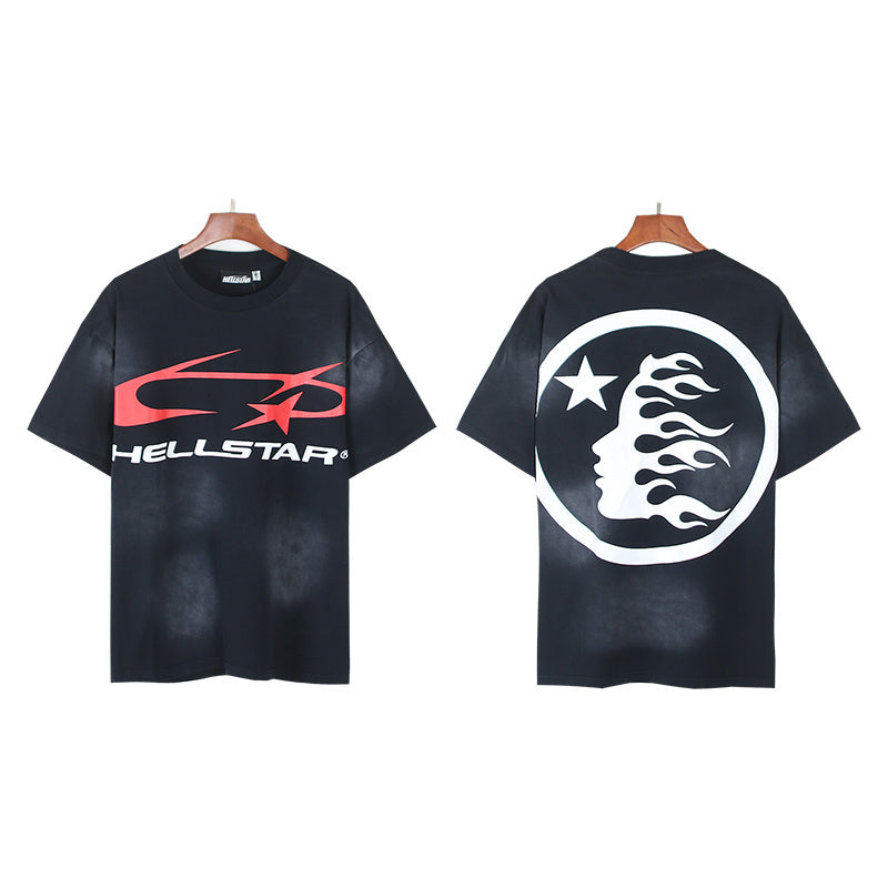 Sport Gel Graphic T-Shirt – Black/Red