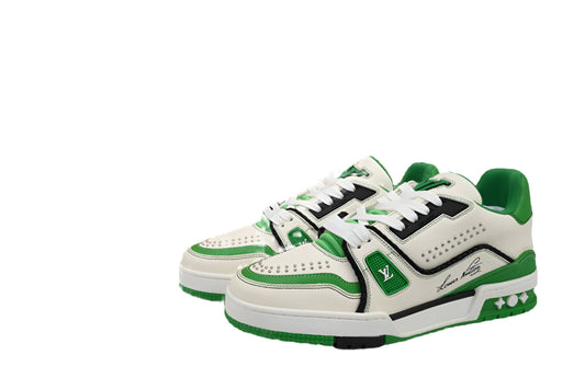 Louis Vuitton Trainer White/Green - TruVybe Essentials