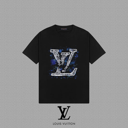 Custom Embellished Cotton T-Shirt – Beaded Signature Design