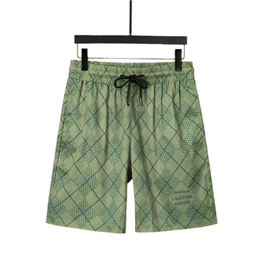 Louis Vuitton Argyle Damier Shorts – Designer Street Style in Blue or Olive Green