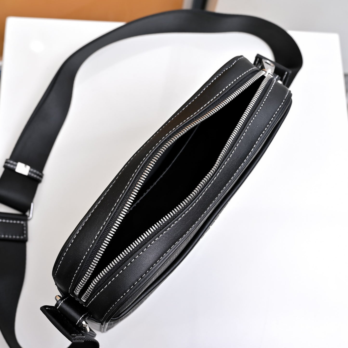 Plaid Crossbody Messenger Bag