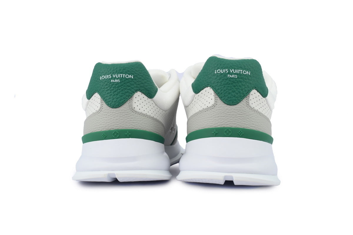 Green Perforated Leather Classic Sneakers – Signature Luxe Design - TruVybe Essentials