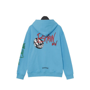 Blue Graphic Hoodie – x Matty Boy Collaboration