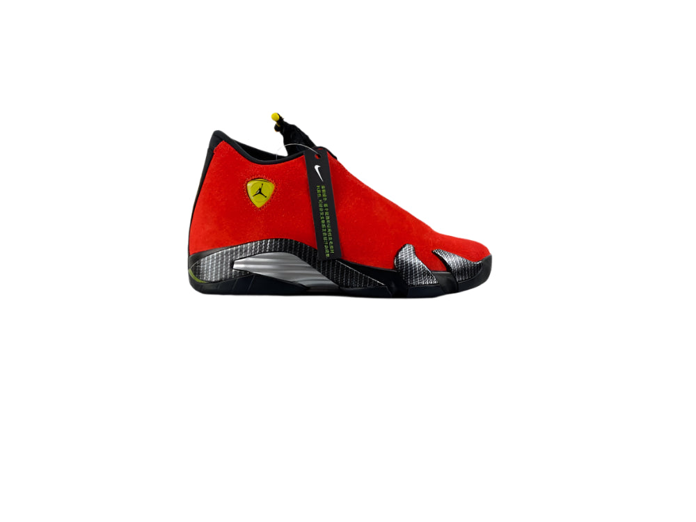Jordan 14 Retro "Challenge Red" – Bold, Sport-Inspired Style.