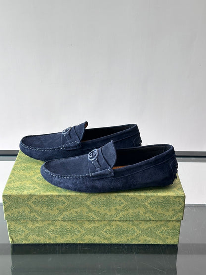 Suede Driver Loafers – Slip-On