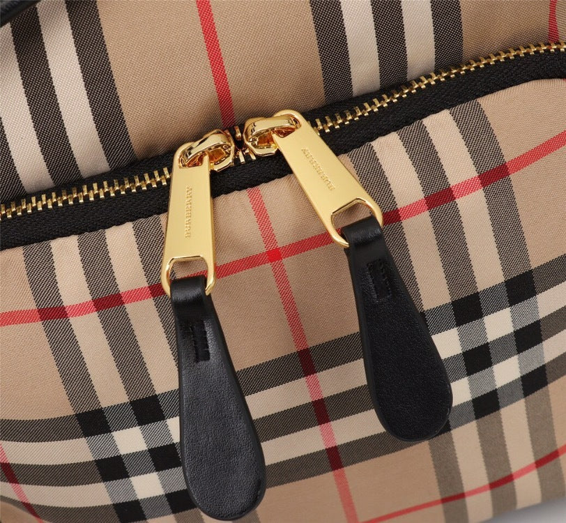 Rucksack  Plaid Multi-Pocket Backpack