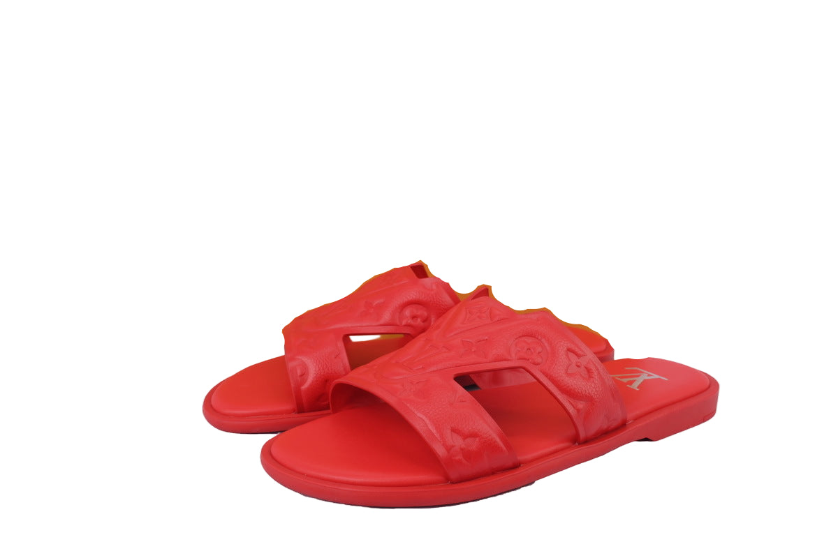 Red sandals 