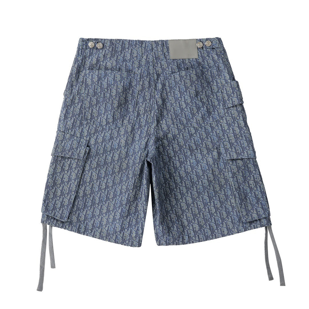 Monogram Cargo Shorts