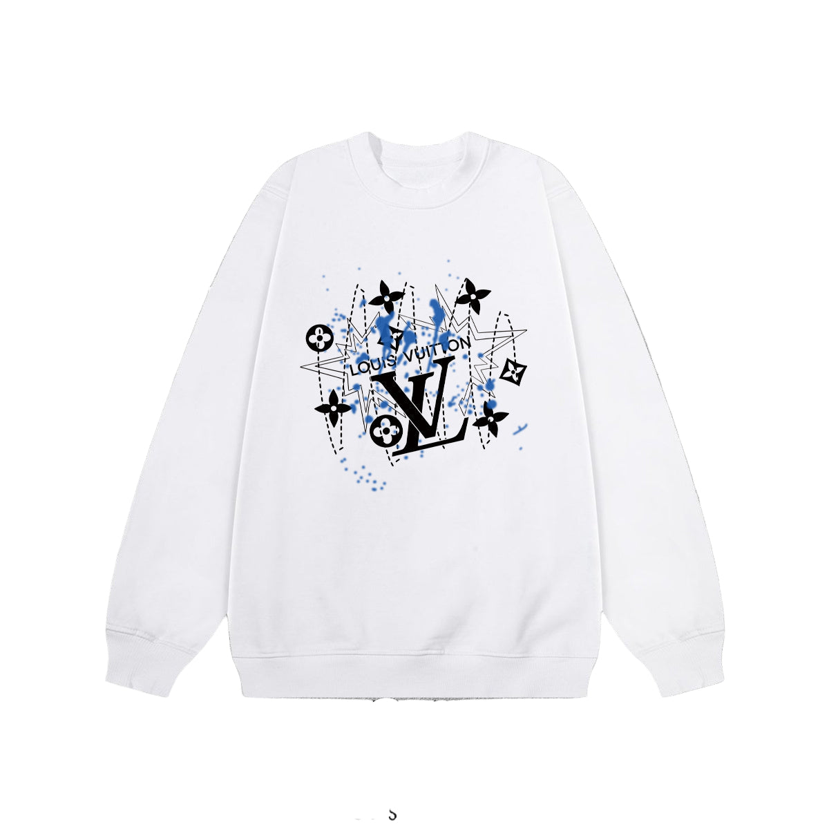 Custom Graphic Print Sweatshirt – Black or White Street Edition - TruVybe Essentials