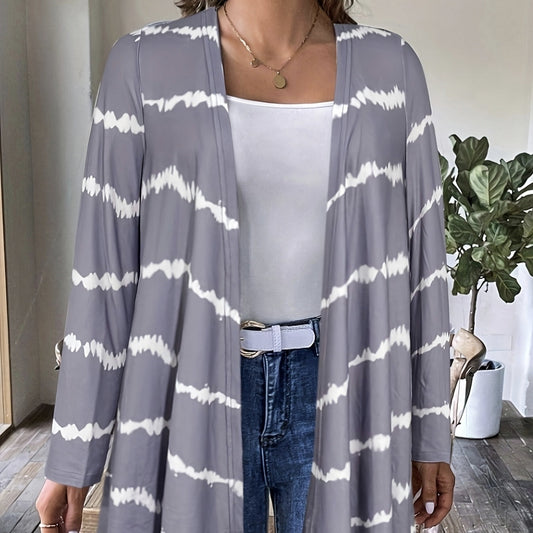 Women’s Printed Open Jacket