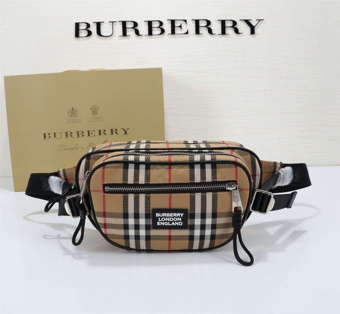 Archive Check Cannon Belt Bag