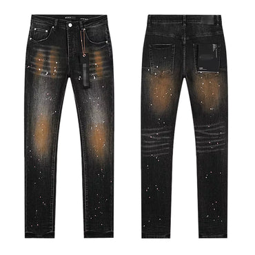 Multiple -Stylish Midweight Breathable Denim Jeans – Purple Streetwear Fit