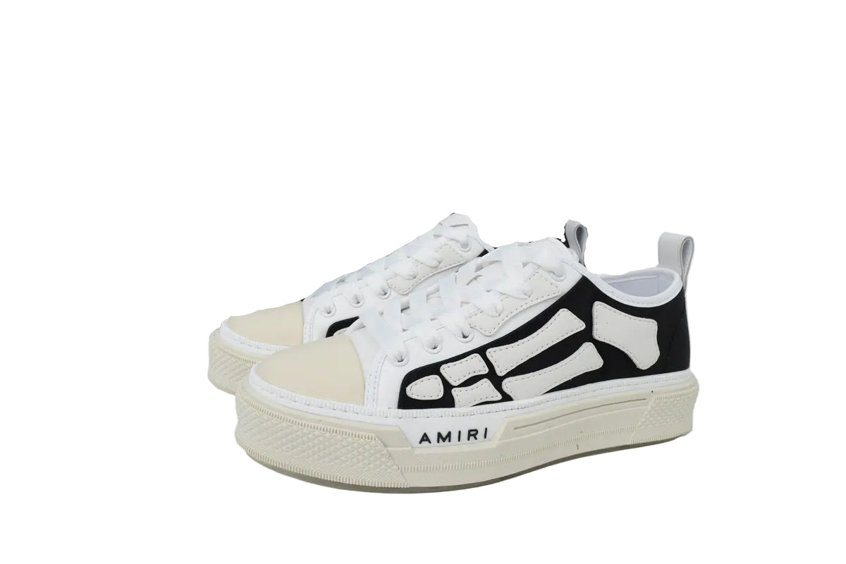 Black Canvas Low-Top Sneakers with OG-Style Sole