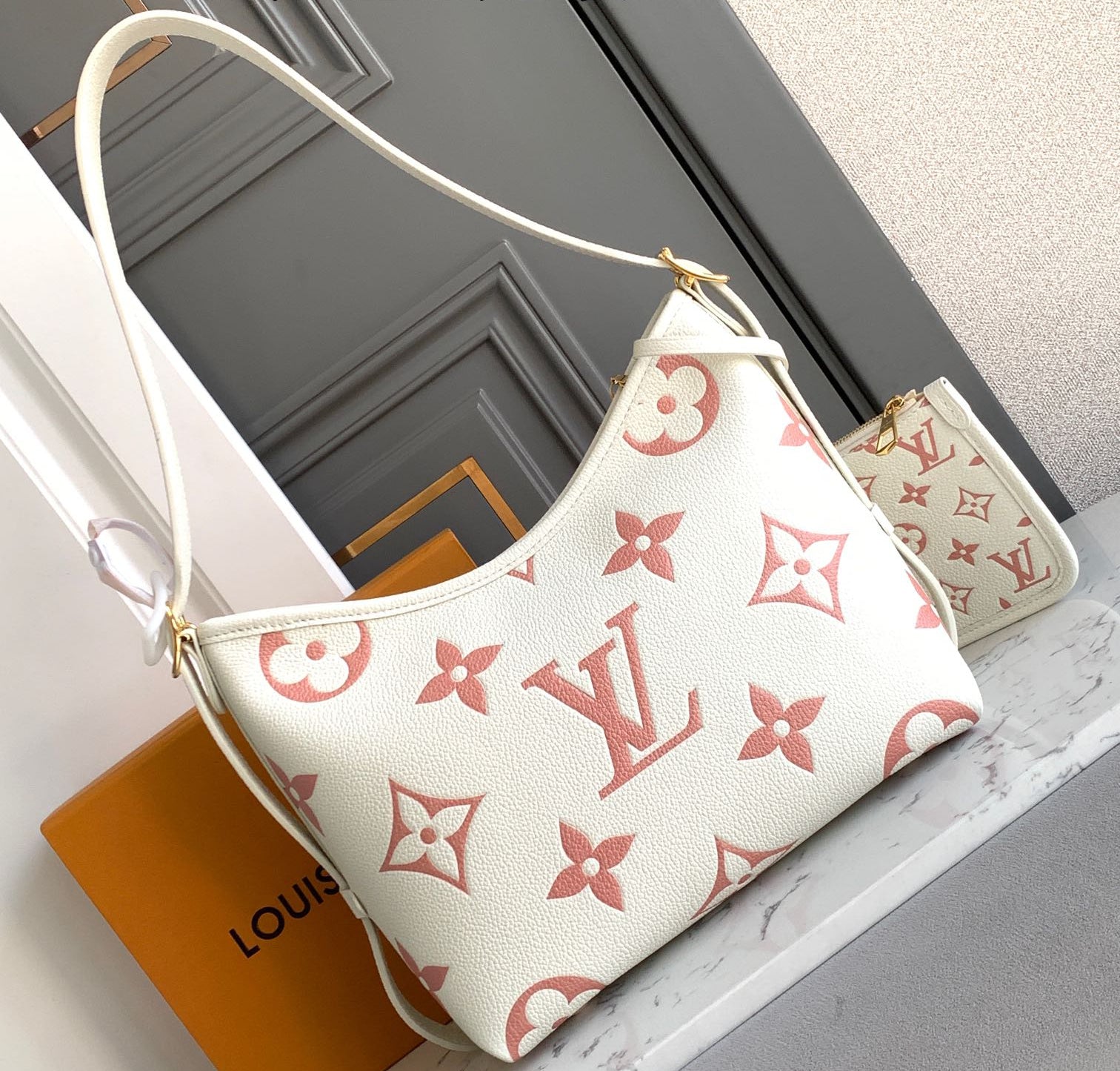 CarryAll PM Bag – Latte / Chamallow with Pouch