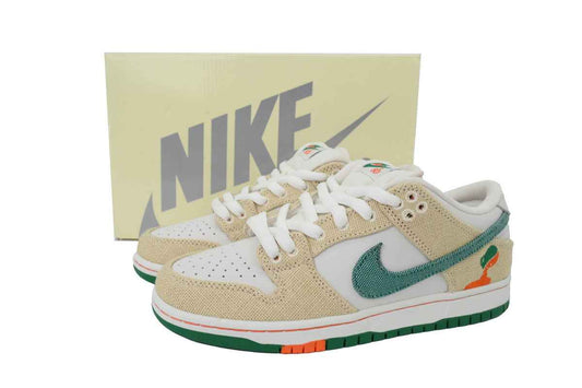 Canvas Low-Top Street Sneaker – Cream & Green Jarritos