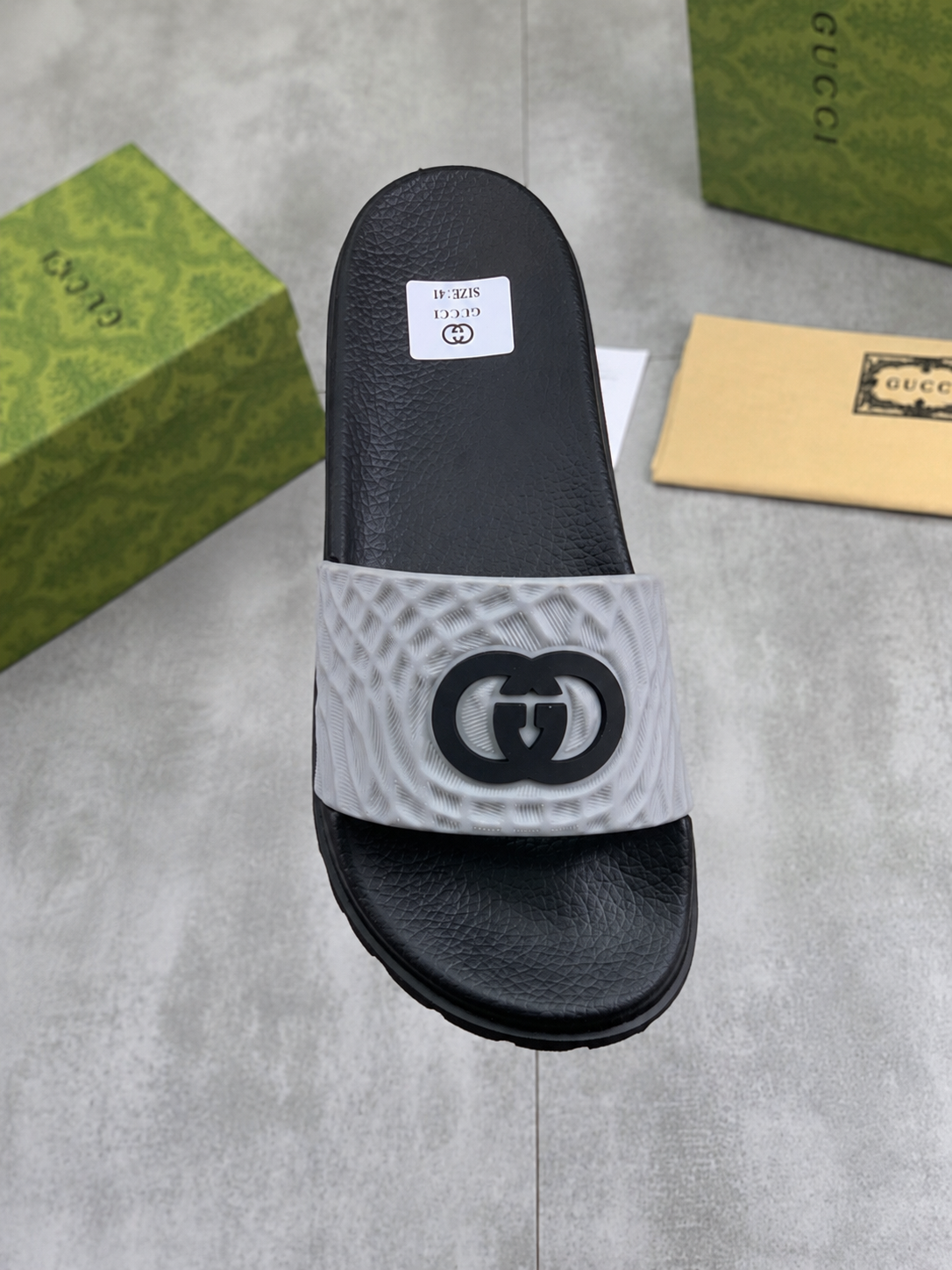 Custom Comfort Slide Sandals Textured