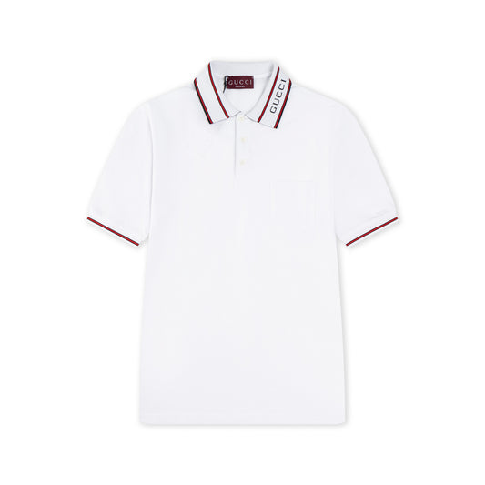 Custom Contrast Trim Polo Shirt