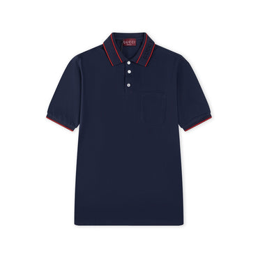 Custom Contrast Trim Polo Shirt