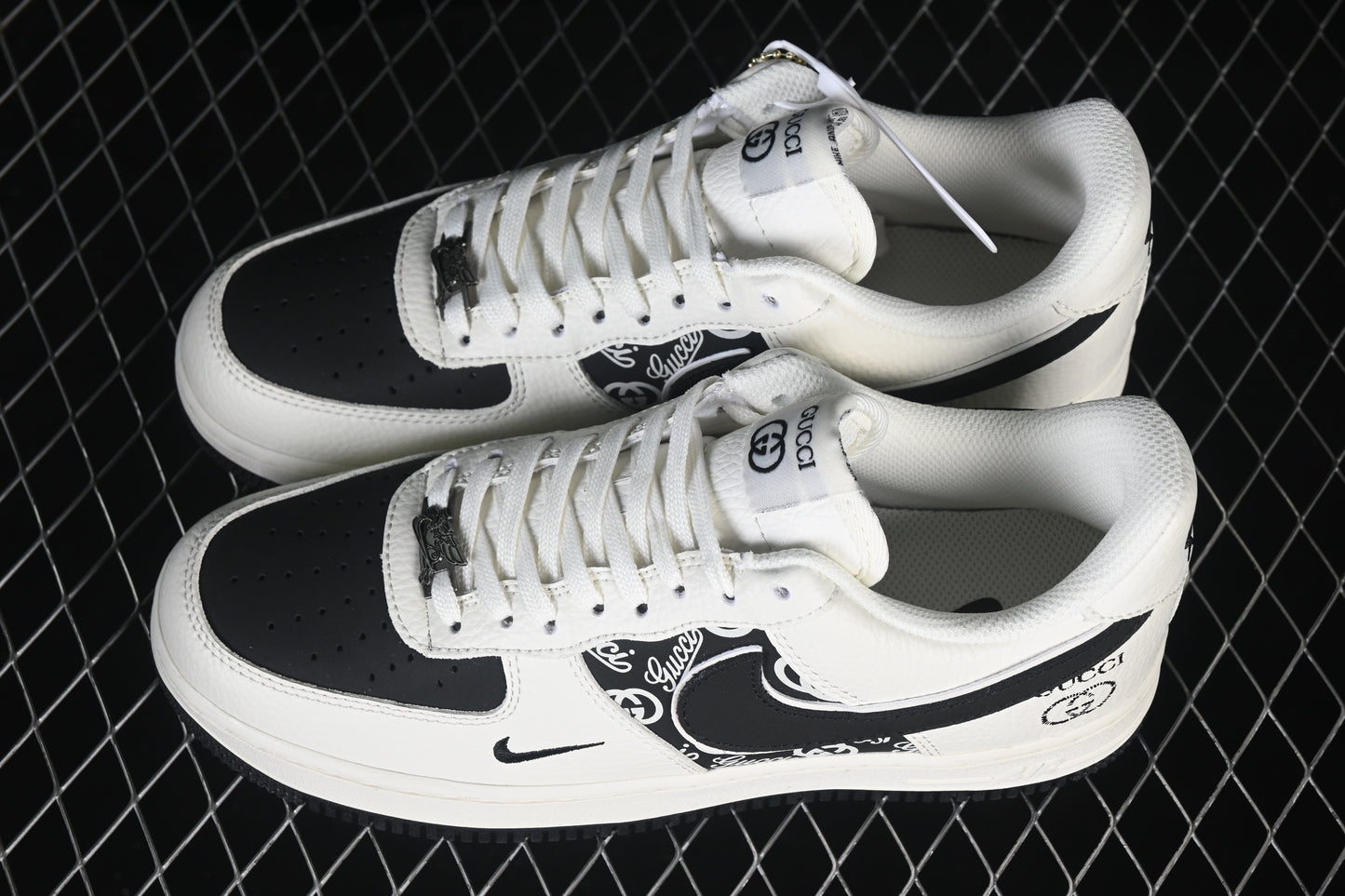 Custom Low-Top Sneaker – Black & White