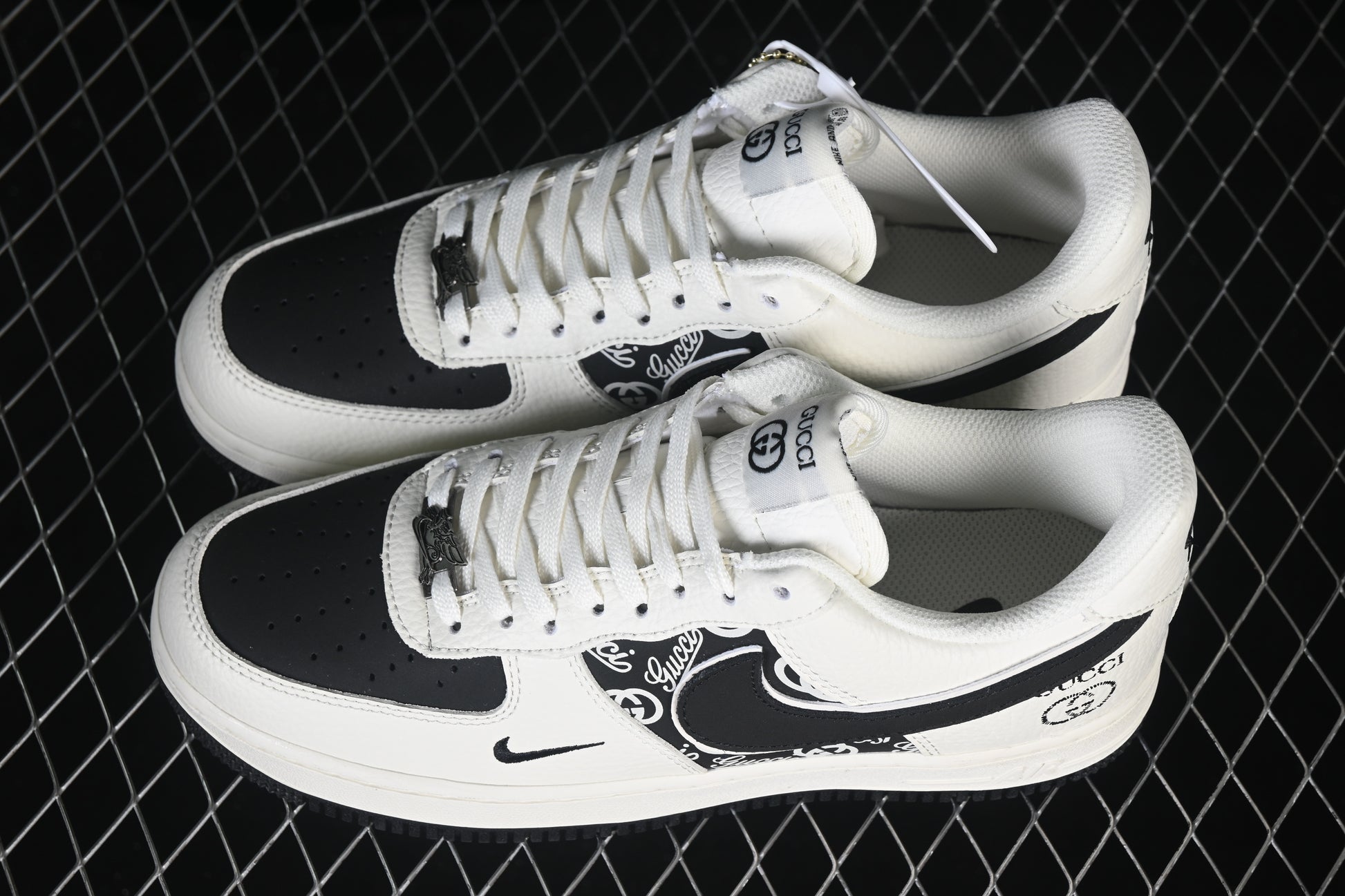 Custom Low-Top Sneaker – Black & White