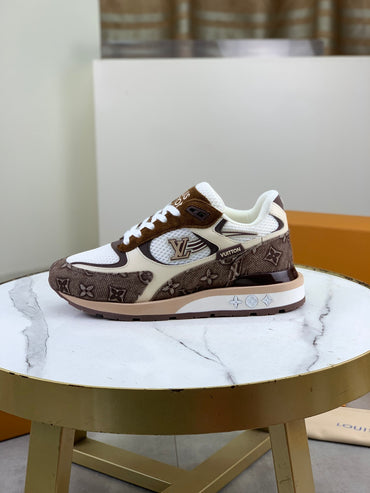 Custom Monogram Mesh Runner Sneakers