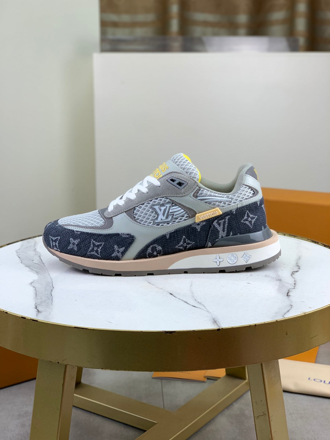 Custom Monogram Mesh Runner Sneakers