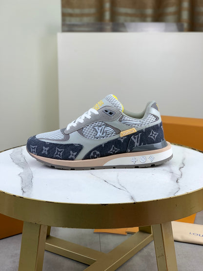 Custom Monogram Mesh Runner Sneakers