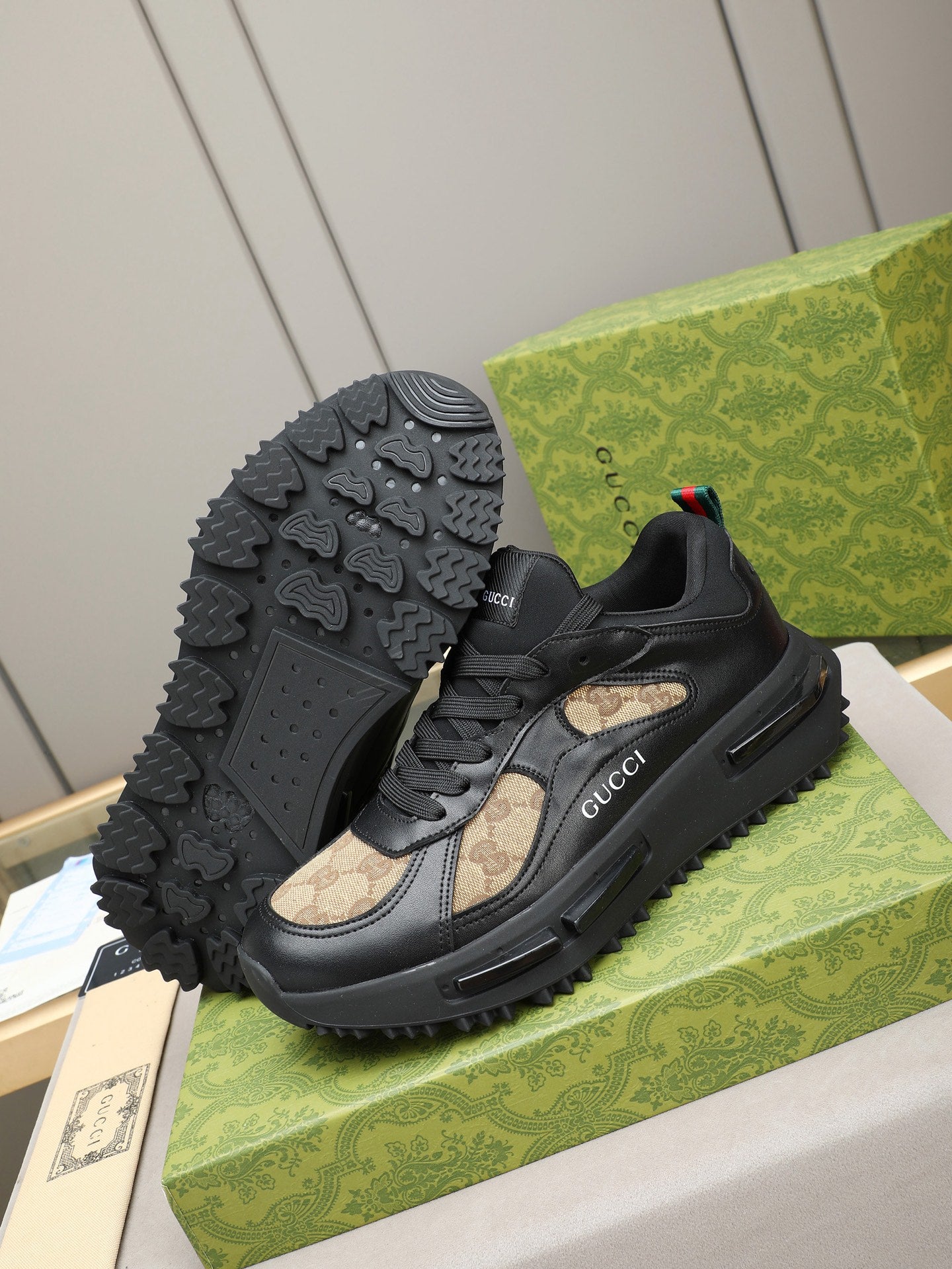 Custom Pattern Runner Sneakers