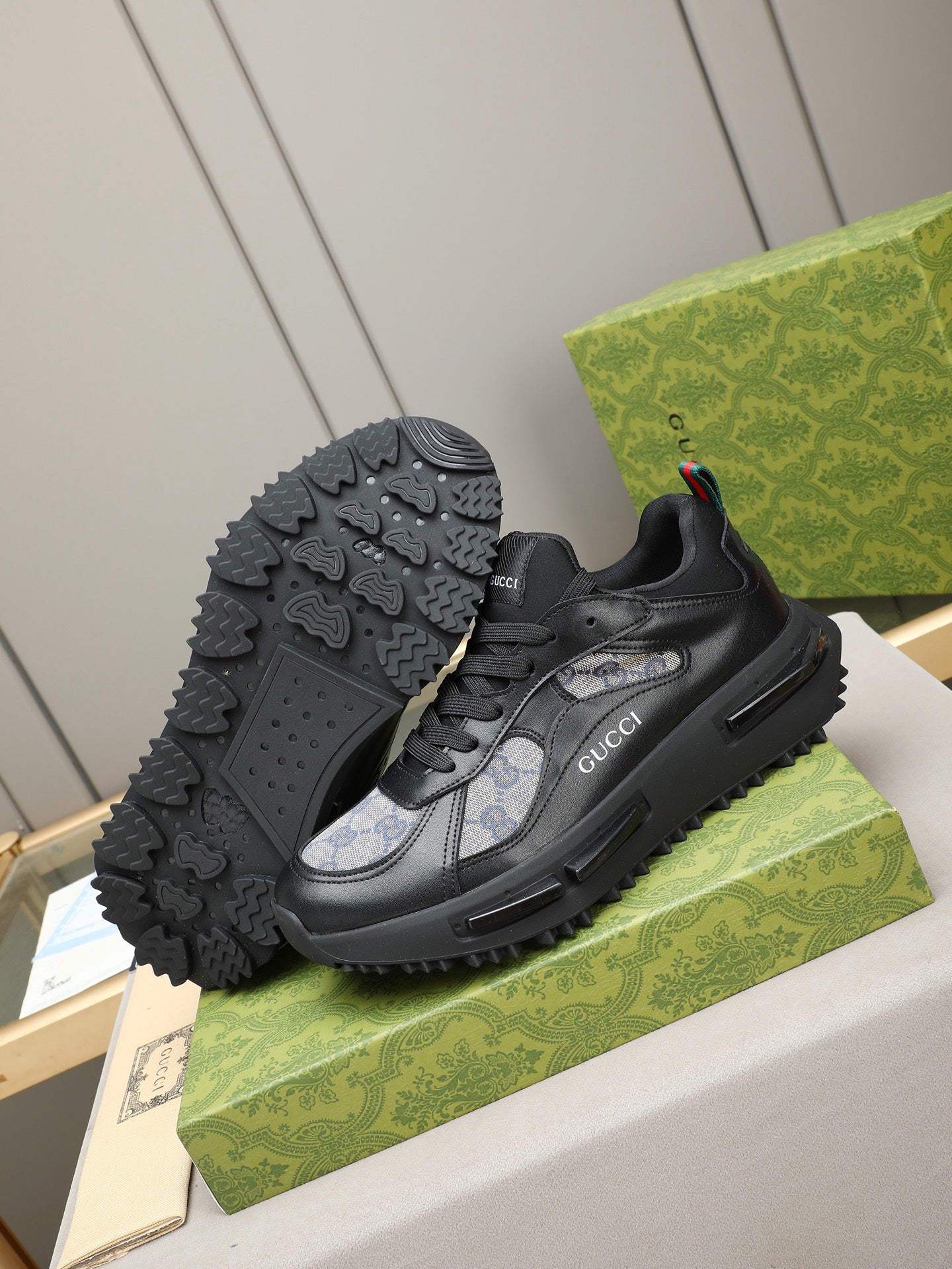 Custom Pattern Runner Sneakers