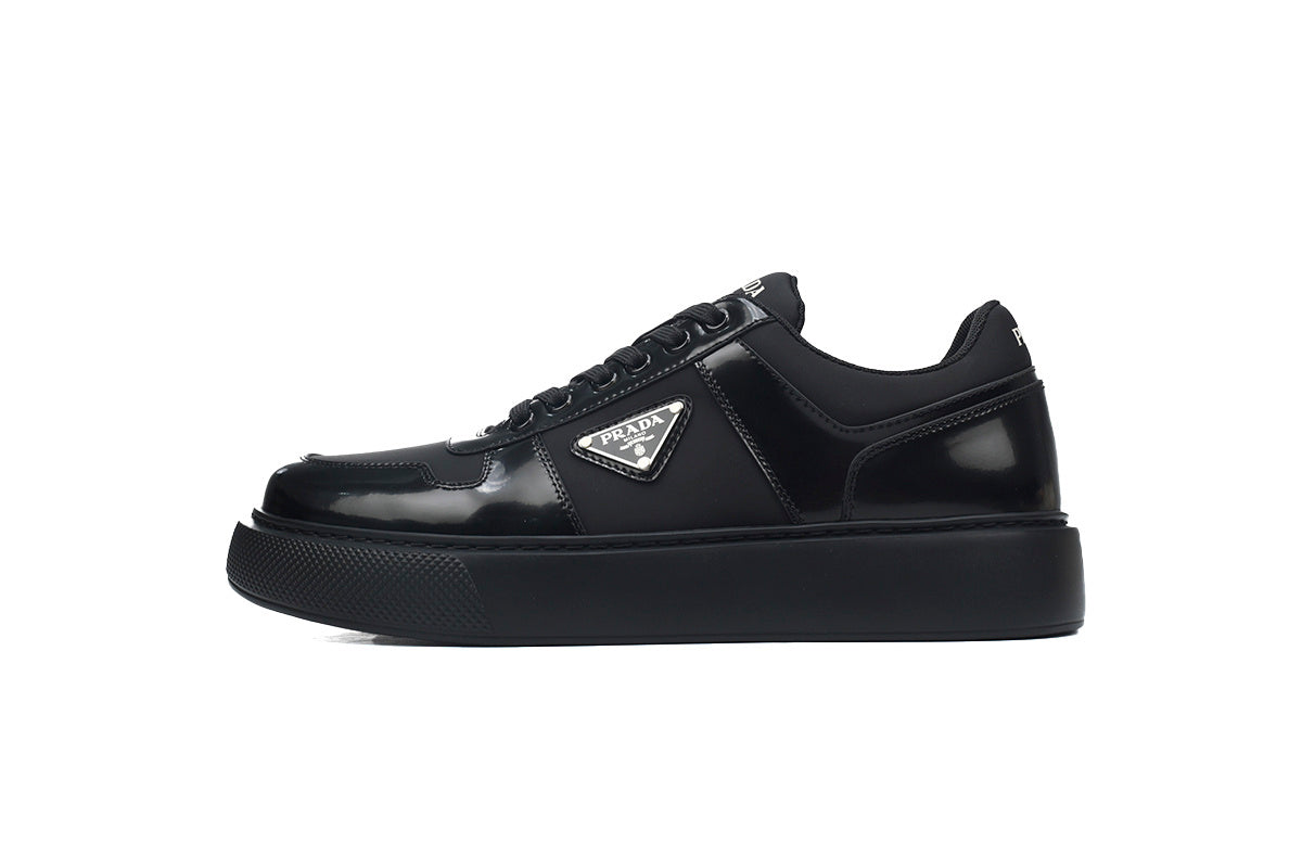 Downtown Bicolor Leather Low-Top Sneakers - TruVybe Essentials
