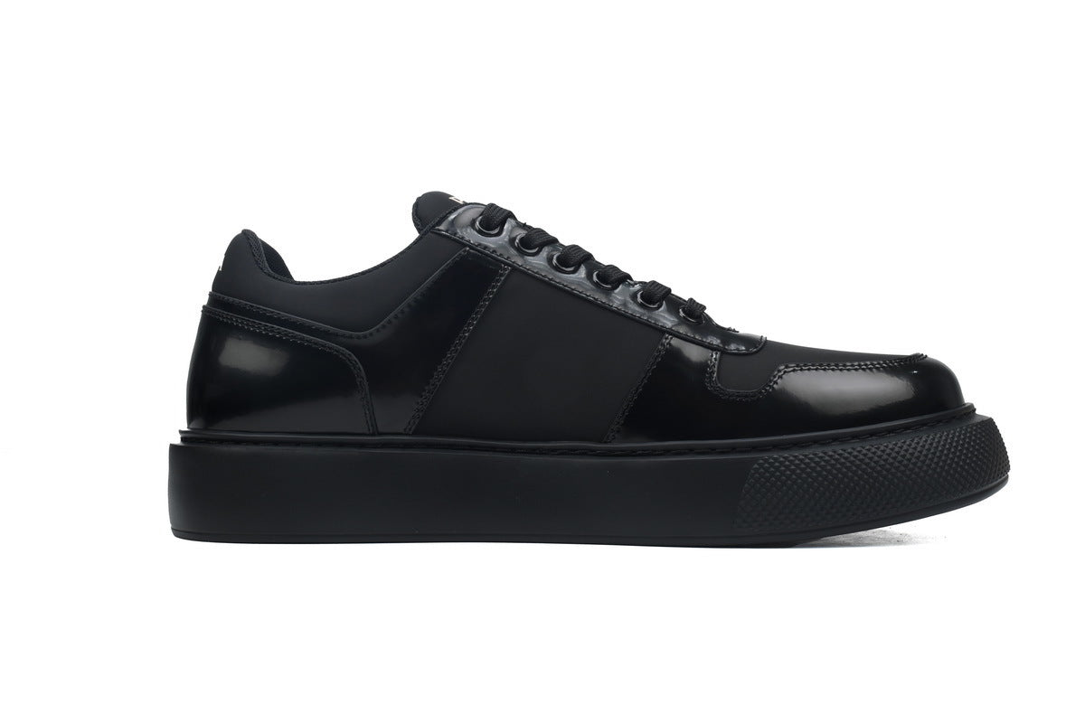 Downtown Bicolor Leather Low-Top Sneakers - TruVybe Essentials
