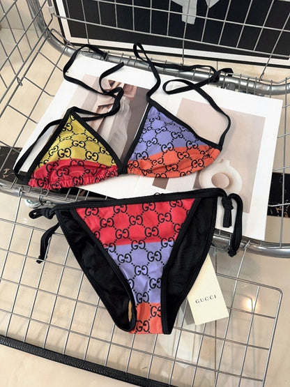 Gradient Monogram Bikini Set