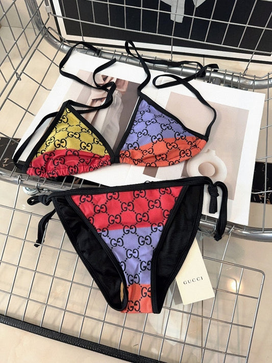 Gradient Monogram Bikini Set