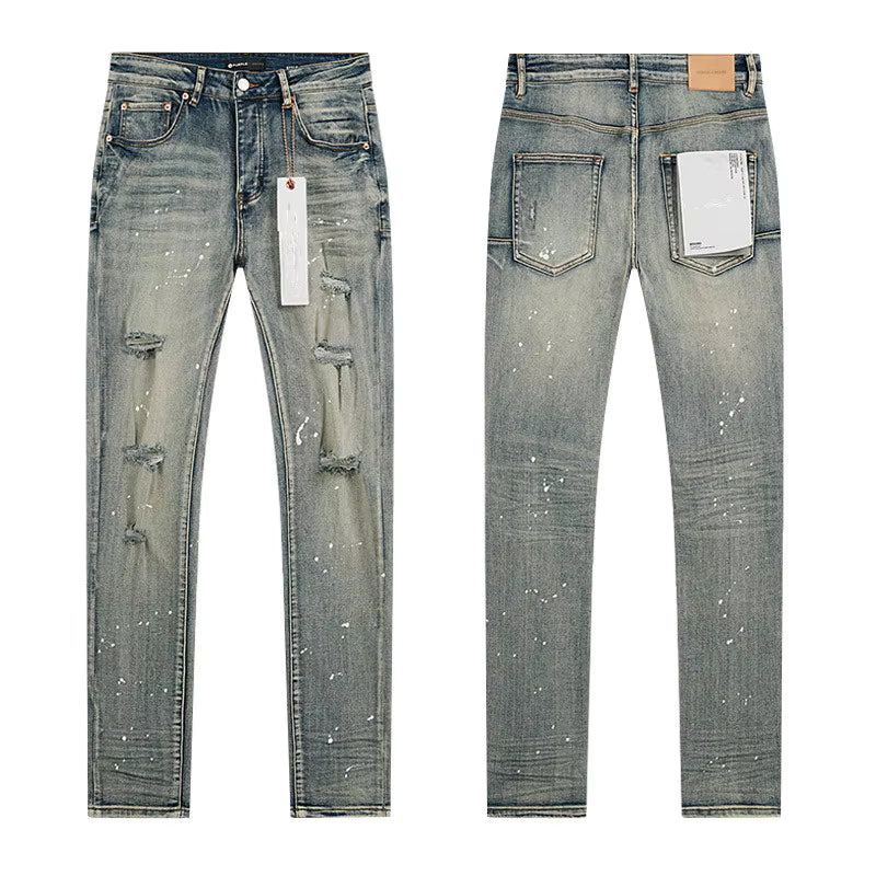 Multiple - Stylish Midweight Breathable Denim Jeans – Purple  Streetwear Fit