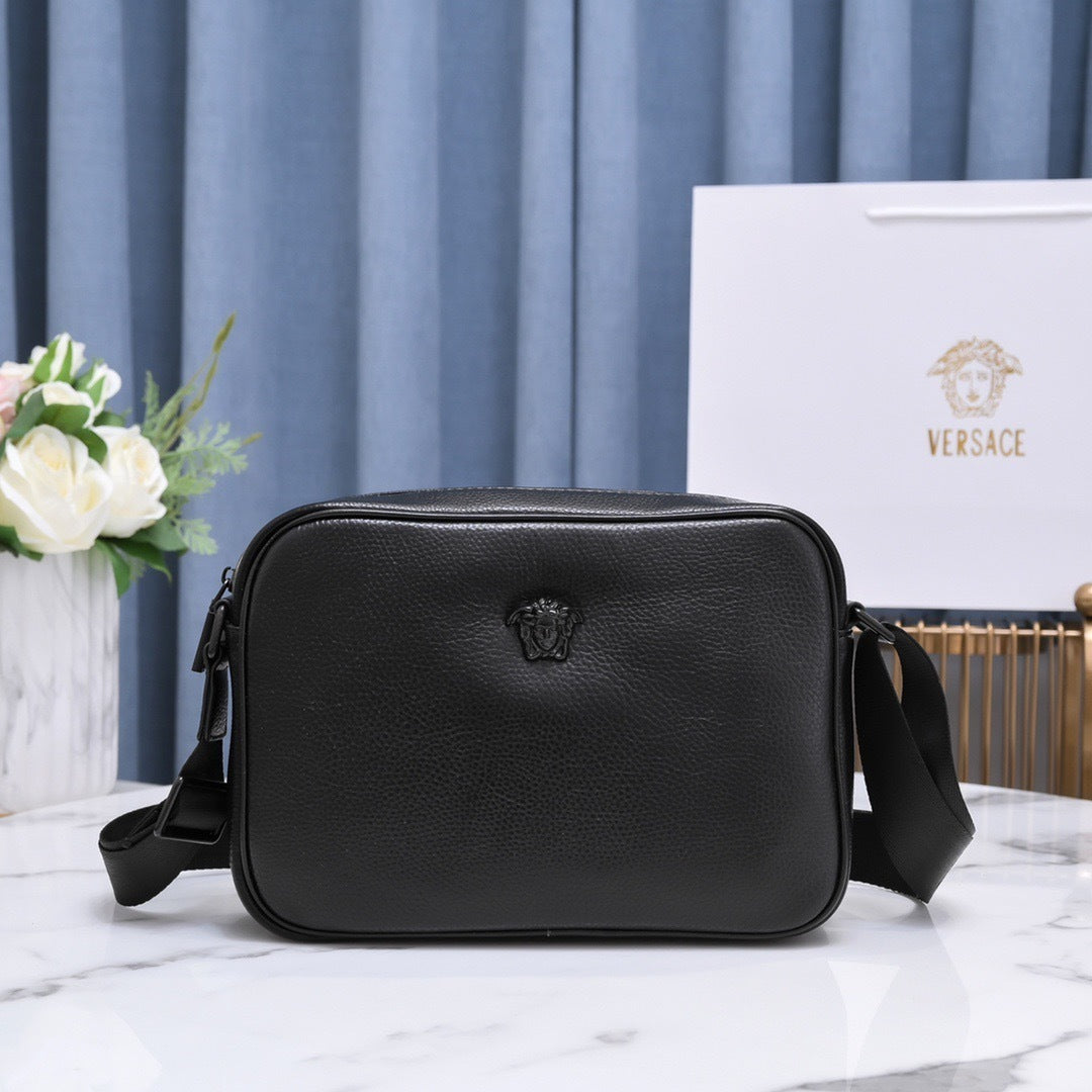 Leather Crossbody Bag – Black 8